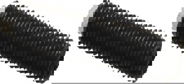 Set Screw: M6 x 1.00 x 20 mm, Soft Tip Point, Steel, Grade 5.8